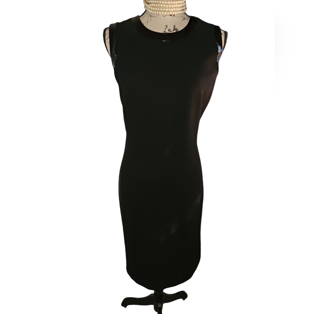 Ellen Tracy for Neiman Marcus‎ sz 10 little black dress 👗 - Picture 2 of 4